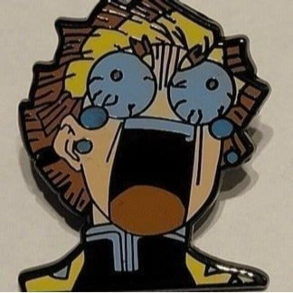 Demon Slayer: Kimetsu no Yaiba Zenitsu Agatsuma Screaming Face Enamel Pin - Picture 3 of 5